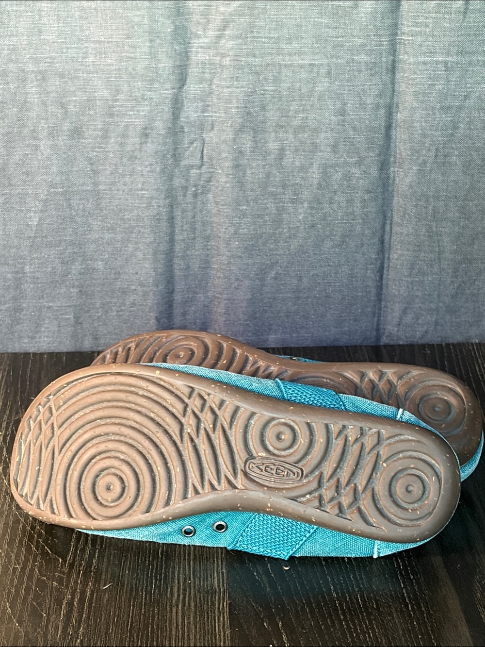Keen Teal Mary Jane Sneaker with Brown Toe - Picture 8 of 8